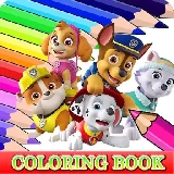Coloring Book for Paw Patrol