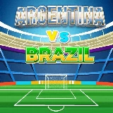 Match Football Brazil or Argentina