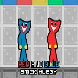 Red and Blue Stick Huggy