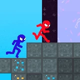 Stickman Blockworld Parkour 2